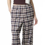 Uniqlo Flannel Pants | Checked NWT Brown Large Photo 0