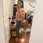 Aerie  Heathered Grey Leggings With Pockets Size M Photo 4