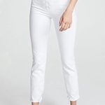 MOTHER Denim MOTHER The Lace Up Dazzler Ankle Chew Jeans Almost Innocent White Size 29 Photo 0