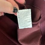 Vince  minimalist bodycon fitted dress, long slv maroon burgundy, stretchy, L Photo 12