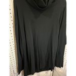 Pure Energy  Black Cowl Neck Long Sleeve Tunic Top Plus Size 1X Photo 2