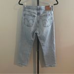 Levi's  Wedgie Straight Jeans Light Wash Button Fly Size 27 Photo 1