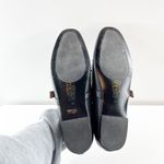 Anthropologie Bibi Lou  Leather Studded Mary Jane Ballet Flats Black 10 / 40 Photo 4