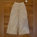 Sparkly sequined cargo pants size S Photo 7