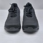 Larnmern Womens Steel Toe Safety Work Shoes Sneakers Size 7 Black Grunge Outdoor Photo 5