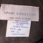 NWT Sport Collection women’s‎ Vintage Brown suede like Skirt size 16 midi pencil Photo 5