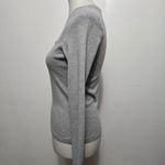 Levi's Long Sleeve Baby T-Shirt Gray Crew Neck Red Logo Casual Top Medium Neutral Photo 2