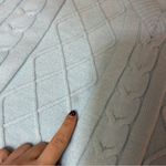 Princess Polly  S/M Light Blue Boxy/Oversized Sweater Vest Photo 6