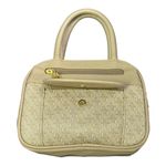 Via Prima Small structured Top Handle Handbag Neutral beige brown gold hardware Photo 1