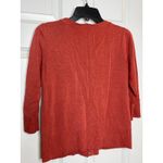 Coldwater Creek  XS Size 4 SILK Blend Rust Color Hidden Button Front Cardigan Photo 1