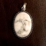 ARTISAN White Buffalo Turquoise Sterling Silver Southwestern Necklace Brand New Photo 15
