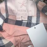 Gal Meets Glam GAL Mets GLAM NWT Madras Plaid Check Linen Blend Dress Size 10P Photo 10