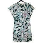 Tory Burch Printed Cotton Shirtdress in ivory desert bloom Photo 2