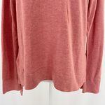 Lou & grey High Low Hem Crewneck Sweater Long Sleeve Pullover Pink Size Medium Photo 3