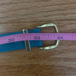 Pierre Cardin Aqua  Leather Belt 33 inches Photo 6