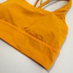 Lululemon Energy Longline Bra Medium Support Athletic Workout Gym Lounge Orange Photo 1