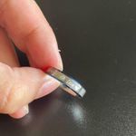 Blue and silver forever love ring size 10 Photo 5