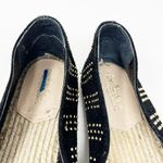 Loeffler Randall [] Black Gold Studded Mara Leather Cap Toe Espadrille Flats Sz 9 Photo 8