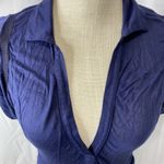 Clu women’s medium stretchy body con dress navy blue Photo 3