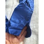 ZARA NWT Wrap Dress Royal Blue Satin Women's XS Wedding Guest Cocktail Short Photo 4