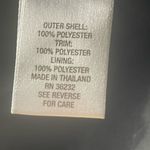 Dress Barn Black Trench Coat with Patterned Cuffs Photo 8