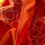 Dennis Basso  Bright Orange Raincoat Photo 4