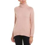 Velvet Graham & Spencer Alpaca Wool Turtleneck Sweater Small Pink Cozy Feminine Photo 5
