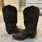 Corral  Brown and Black Embroidered Cowgirl Boots Photo 3