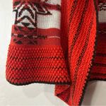 BCBG MAXAZRIA Southwestern Aztec Cardigan Sweater XL Burnt Orange Pink Photo 1