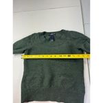 Willi Smith Merino Wool Short Sleeve Green Sweater Pocket Top Womens Large Photo 1