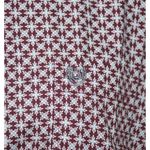 Panhandle Maroon Patterned Size XL Button Down Western Shirt Cowgirl Rodeo Photo 2