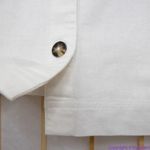 Madewell NEW  Linen-Cotton‎ Puff-Sleeve Mini Dress, lighthouse, 10 Photo 13