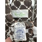 American vintage 60's Nancy Greer Brown and white checkered dress medium Photo 10