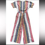 Caslon  wideleg striped jumpsuit multicolor size XS Photo 1