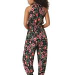 MISA Los Angeles NEW MISA Halter Kora Floral Jumpsuit with Pockets Black Size XS retail $470 Photo 1