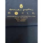 Spritual Gangster Black Rainbow Hearts High Rise Yoga Athletic Biker Shorts Sz S Photo 2