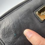 Kenneth Cole Black Leather Full Zip Wallet Gold Hardware Classic Womens Photo 4