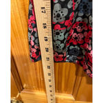 Marc Jacobs 100% Silk Floral Sleeveless Peplum Blouse Pink Blue Black 4 Photo 4