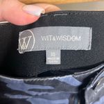 ✨Wit & Wisdom Blue Vintage Indigo Camo Sz 10 Mini Skirt✨ Photo 5