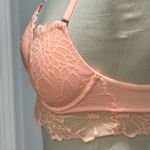PINK - Victoria's Secret Victoria’s Secret PINK Lace Apricot Push-up Racerback Bralette Photo 7