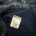 Converse  Open Back Short Dress Size M Blue Paisley Print BOHO Fairycore BOHO‎ Photo 13