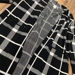 plaid long cardigan Black Size L Photo 1