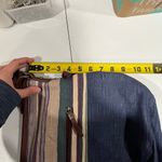 The Sak Canvas Stripe Shoulder Bag Boho Peace Sign Everyday Retro Photo 6