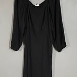 Ava & Viv  Black Scoop Neck Off Shoulder 3/4 Sleeve MIDI Dress Size XXL NWT Photo 0