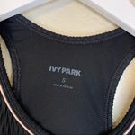 Ivy Park  High Neck Racerback Fishnet Jacquard Texture Logo Band Sports Bra S Photo 5