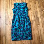 Anthropologie  Lavia 18 EUC Women's Green Floral Sleeveless Dress Size 42/US M/6 Photo 8