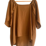 Prologue  caramel color brown blouse XXL Photo 0