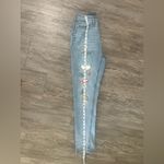 Her Universe  Blue Straight Leg Jeans with Cute Prints Photo 3