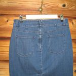 J.Crew  Blue Denim Pencil Skirt Photo 8