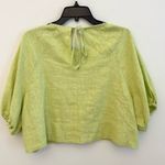 Revolve  brand House of Harlow 1960 Linen Blend Green Crop Small Photo 1